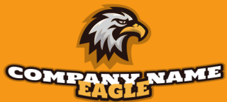 animal logo creator bald eagle mascot