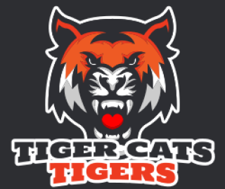 animal logo icon angry tiger mascot