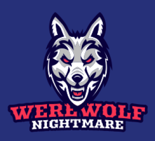 animal logo maker smiling wolf mascot