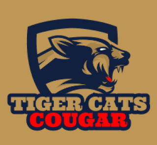sports logo maker cougar mascot in shield