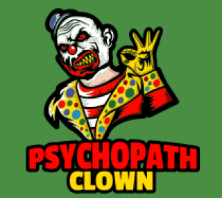 games logo online arrogant killer clown mascot