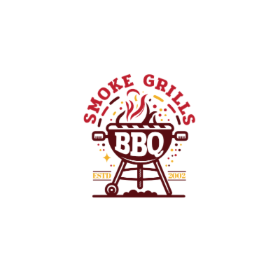 flames from BBQ grill stand illustration 