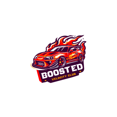 sports car in flames illustration