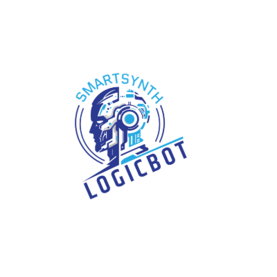 robot head with tech wires and headphone