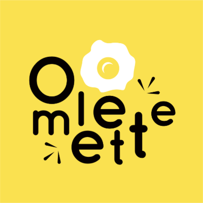 fried egg on fun text design