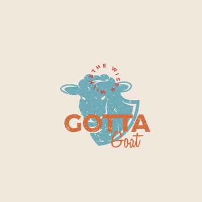 cow head silhouette background with text