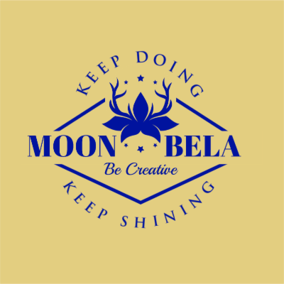 creative text and diamond shape with flower