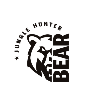 half face bear growling