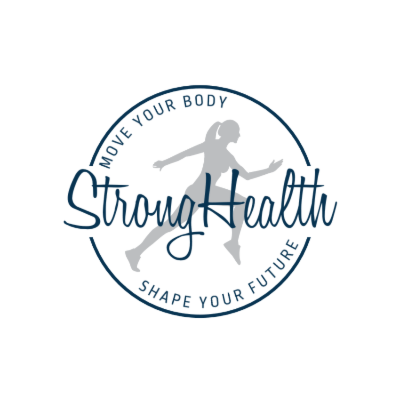 silhouette of fitness woman in circle