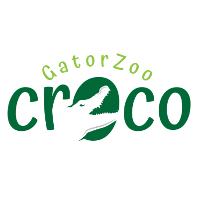 negative space crocodile head in oval