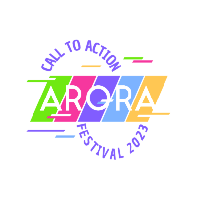 wavy festive typography