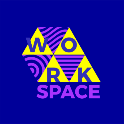 text design in abstract triangles and lines 