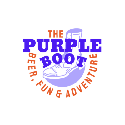 creative text with boot silhouette