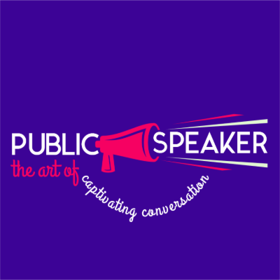 text coming out of loudspeaker