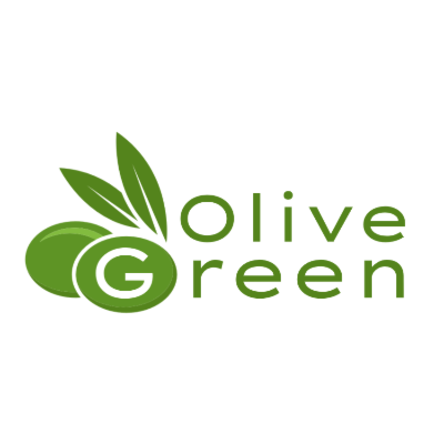 letter G in olives and leaves