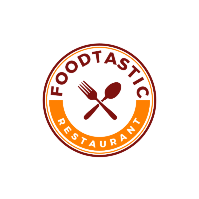 fork and spoon crossing in circle 