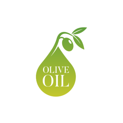 olive branch on oil drop