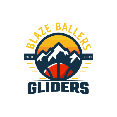 sunrise on mountains and basketball in circle