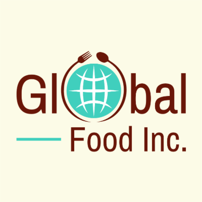 spoon and fork curving around globe