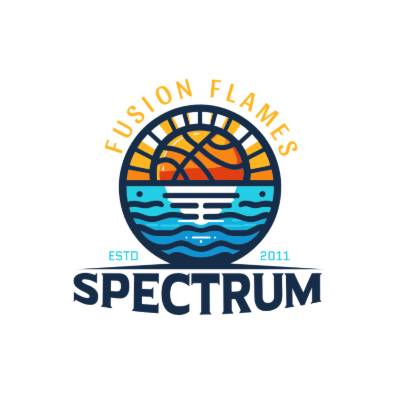 basketball as sun setting on water in circle shape