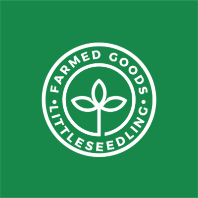 line art leafs logo in circle