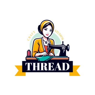 East Asian seamstress using vintage sewing machine