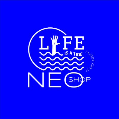 hand floating on waves