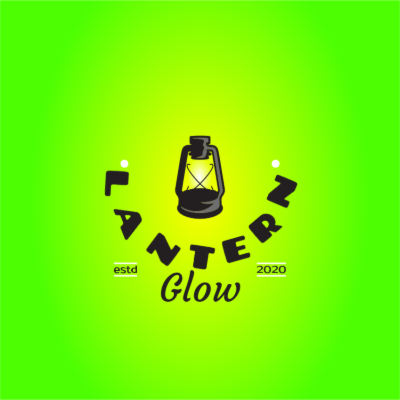 glowing old style lantern 