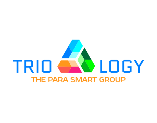 IT logo maker polygon triangle