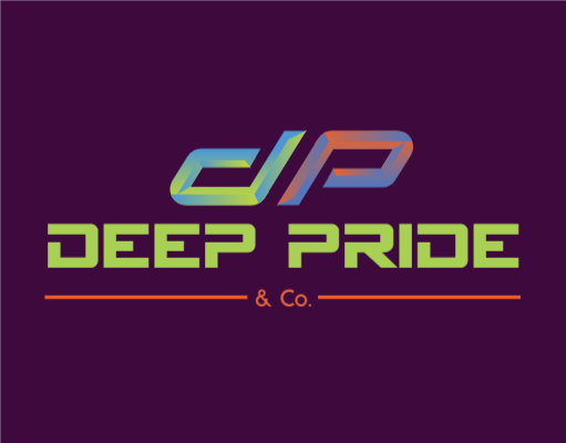 alphabets logo icon colorful initials with text