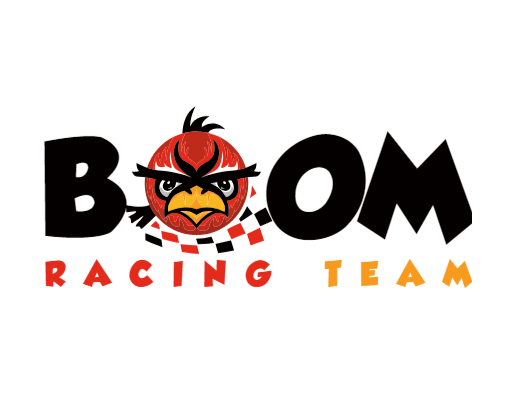 angry bird on racing flag