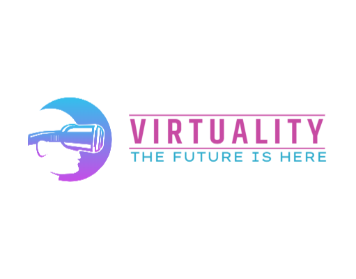 create an IT logo person wearing VR headset