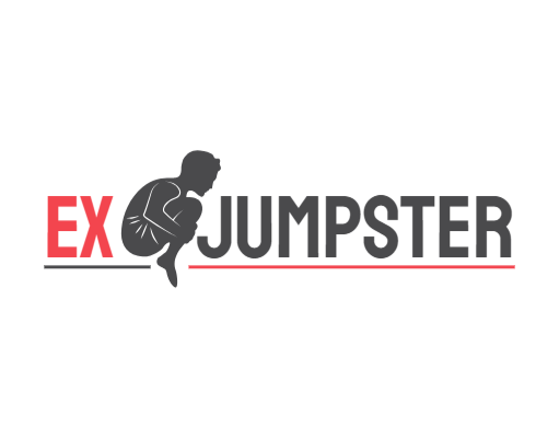 make a sports logo boy jumping