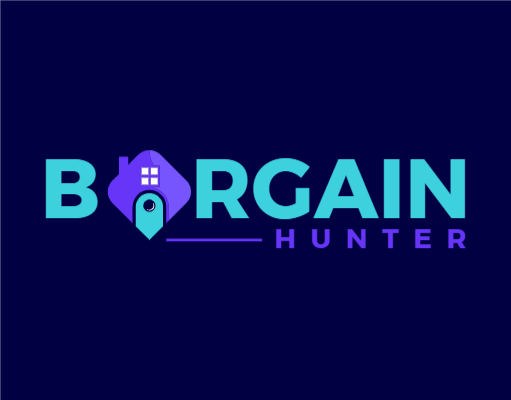 real estate logo icon abstract house coupon tag