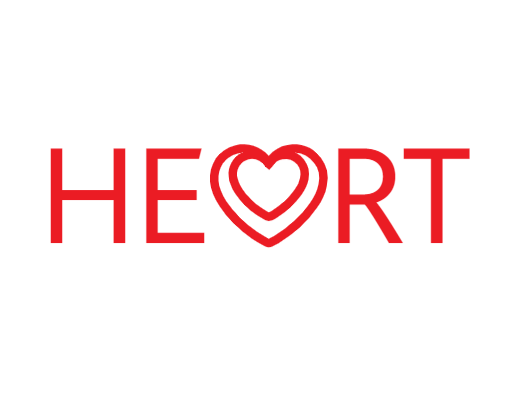 alphabets logo maker with heart in text
