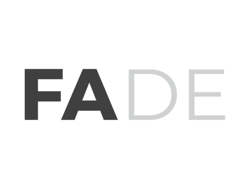 alphabets logo half bold half faded typography