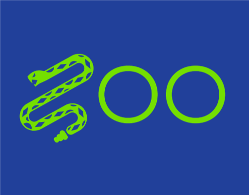 alphabets logo maker snake and circles