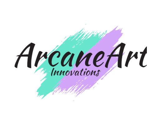 arts logo template paint brush stroke