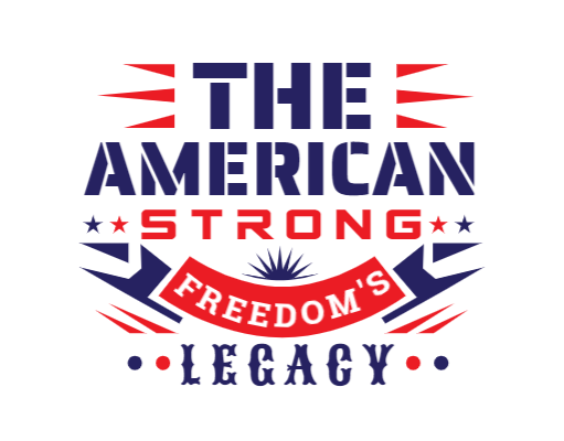 political logo American theme typography