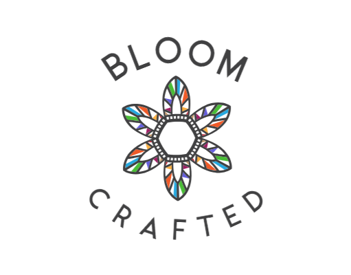 jewelry shop logo maker polygonal six petal flower