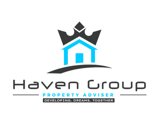 real estate logo maker house with crown