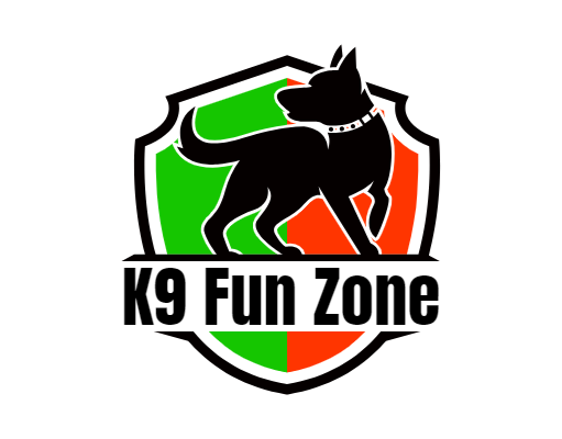 create a dog training logo with shield 