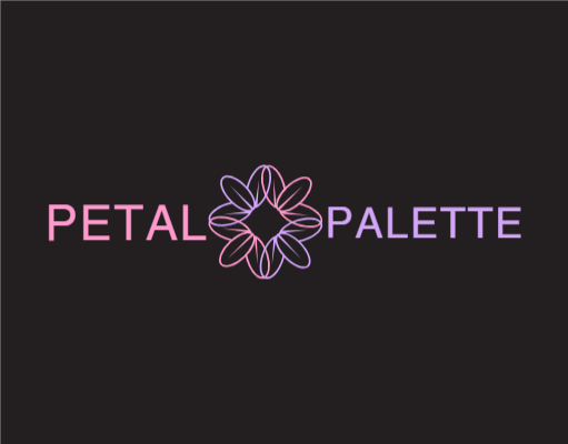 make a beauty logo rotating flower petals