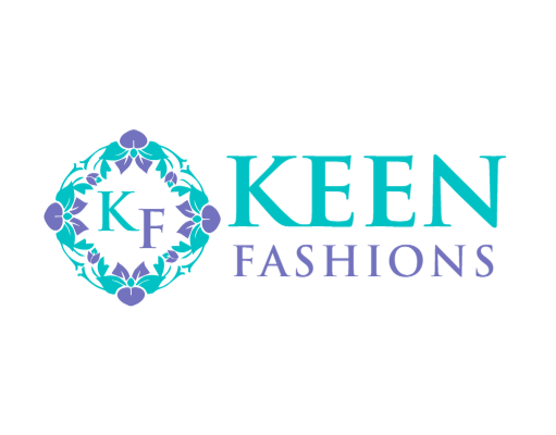 beauty logo initials inside leaves forming frame