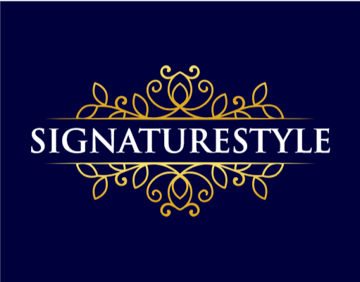 clothing store logo online ornamental leaf frame