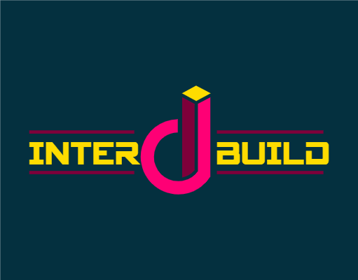 alphabets logo 3D tower forming initials