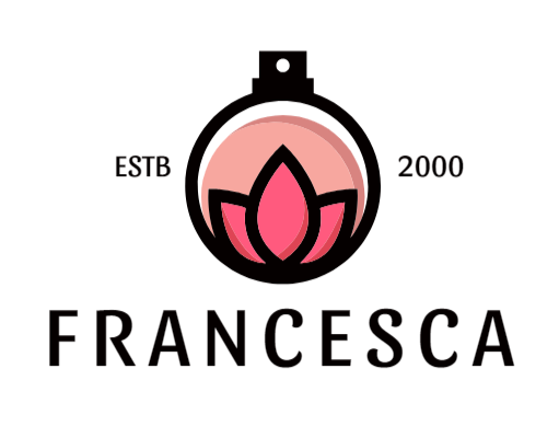 make a beauty logo flower in perfume bottle