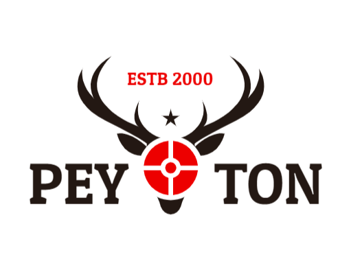 hunting logo target on buck with antlers