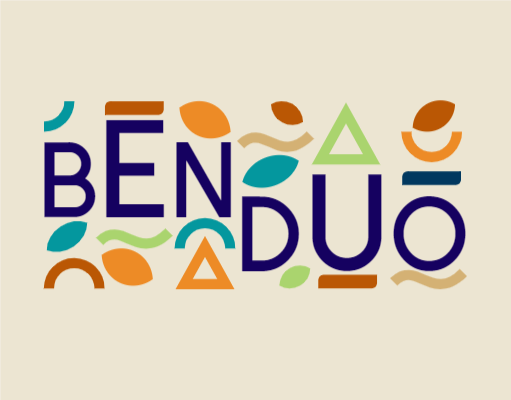arts logo geometrical shapes and text