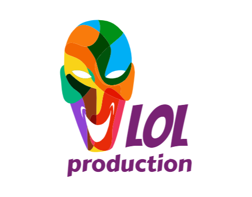 arts logo online colorful smiling face sculpture